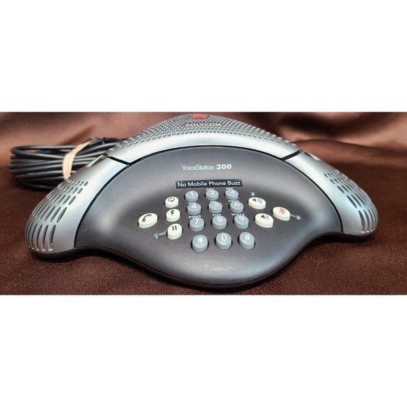 Polycom VoiceStation 300 Conference Phone w/ Cables Preowned Untested - Picture 3 of 7